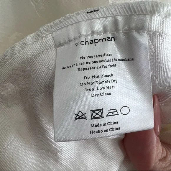 NEW NWT V. Chapman Cora Midi Dress In White Baroque Floral - Picture 10 of 11